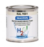 Färg H2O! RAL9001 Gräddvit 250ml