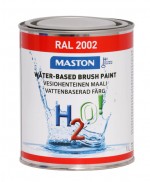 Paint H2O! RAL2002 Vermilion 1l