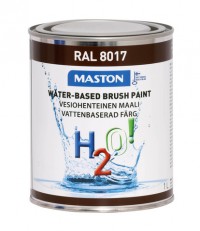 Paint H2O! RAL8017 Chocolate brown 1l
