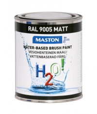 Paint H2O! RAL9005 Jet black Matt 1l