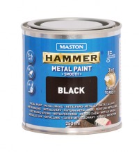 Paint Hammer Smooth Black 250ml