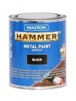Hammer Metallfärg svart 750ml