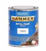 Hammer Metallfärg vit 750ml