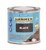 Hammer Hammarlack metallfärg svart 250ml