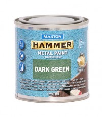 Paint Hammer Hammered Green 250ml
