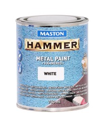 Paint Hammer Hammered White 750ml