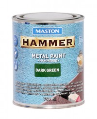 Paint Hammer Hammered Green 750ml