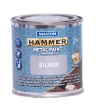 Paint Hammer Hammered Silver 250ml