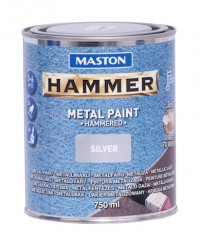 Paint Hammer Hammered Silver 750ml
