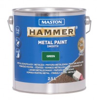 Paint Hammer Smooth Green 2,5l