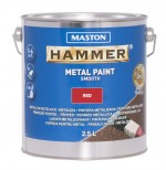 Hammer Metallfärg röd 2,5l