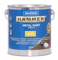 Paint Hammer Smooth Yellow 2,5l