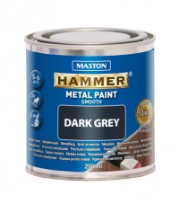 Paint Hammer Smooth Dark Grey 250ml