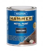 Paint Hammer Smooth Dark Grey 750ml